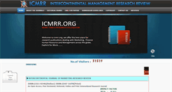 Desktop Screenshot of icmrr.org