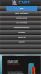 Mobile Screenshot of icmrr.org